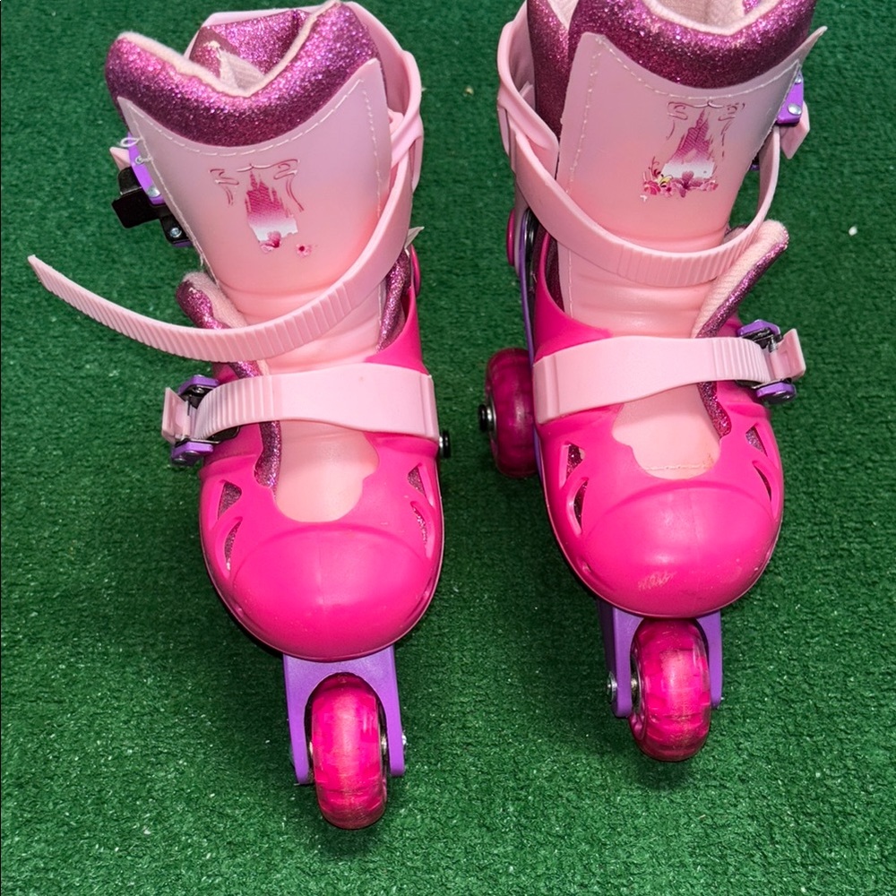 Pink Disney Princess Adjustable Kids Roller Skates